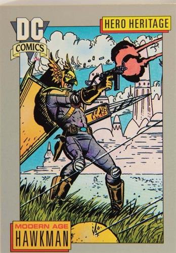 קלף בודד די.סי קומיקס DC Comics - Hawkman's Blaster - Hero Heritage - 12