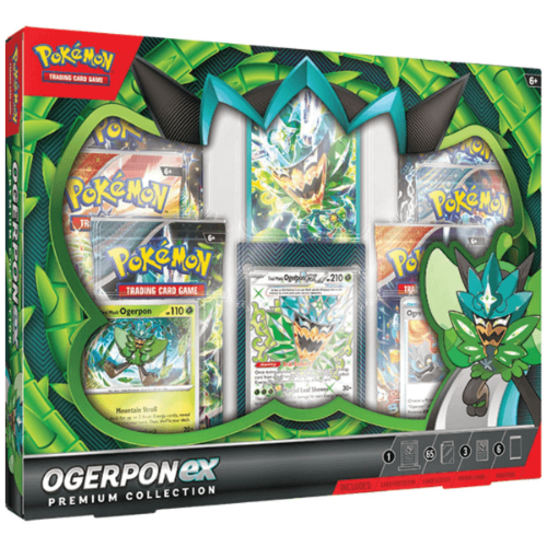 Pokemon TCG: Ogerpon Ex Premium Collection  קלפי פוקימון מארז מקורי