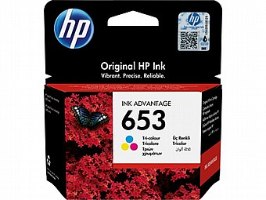 ראש דיו מקורי HP 653 - צבעוני