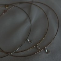 שרשרת פרינסס| שרשרת קשיחה | תליון טיפה