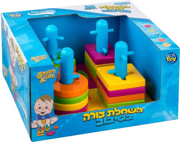 השחלת צורות בסיבוב SMART KIDS