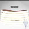 לבן קר - פס תאורה לד בבהירות גבוה COB עם תקע Led Ribbon