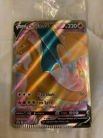 קלף פוקימון סינגל - Charizard V - SWSH050 - Full Art Promo (Sealed)