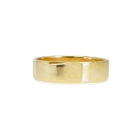 טבעת נישואין רחבה ישרה ברוחב 5.7 ממ