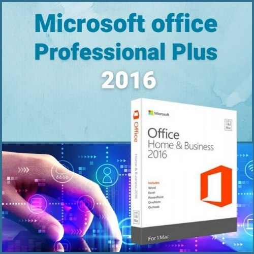 תוכנת אופיס Microsoft Office Professional plus 2016  - רישיון דיגיטלי
