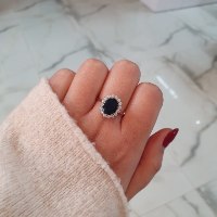טבעת דגם דיאנה ספיר זרקון