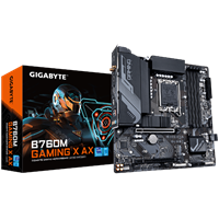 לוח אינטל דורות 12-14 Gigabyte B760M GAMING X AX 1.1 DDR5 Wifi BT