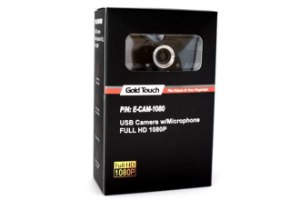 מצלמת אינטרנט כולל מיקרופון  מובנה- FULL HD GOLD TOUCH E-CAM-1080
