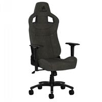 כיסא גיימינג בד Corsair T3 Rush Charcoal