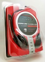 אוזניות USB + מיקרופון HS-008 מבית Silver Line
