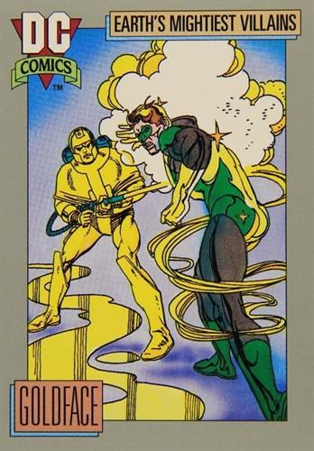 קלף בודד די.סי קומיקס DC Comics - Goldface's Gold Gun - Earth's Mightiest Villains - 95