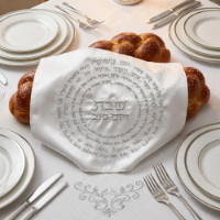 כיסוי חלה מסטן מהודר דגם מעגל