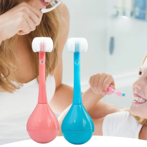 מברשת שיניים לילדים תלת צדדית