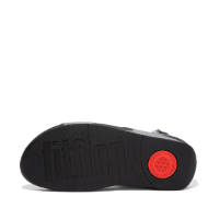 FITFLOP | פיטפלופ - סנדל fitflop Lulu Sandal Hotfix Black שחור | סנדל 2 פסים עור קריסטל
