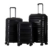 שחור - סט 3 מזוודות בנטון 10663 Benaton Suitcase Vanille