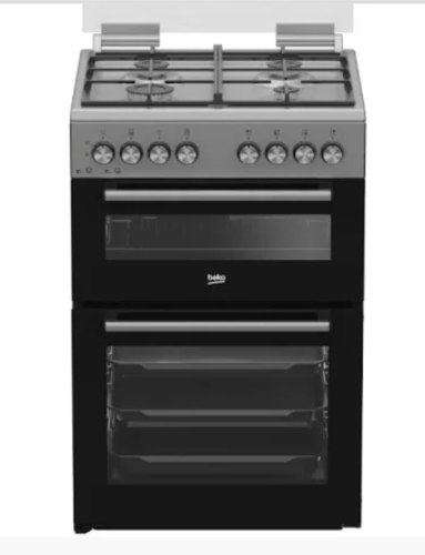 תנור דו תאי משולב כיריים גז 60 ס"מ דגם KFDM6126BX בקו BEKO נירוסטה
