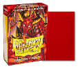Matte Crimson - Dragon Shield Matte Sleeves Japanese Size סליבים לשמירה על קלפים בכל הצבעים 60 יחידות