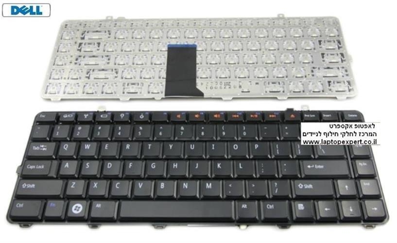 החלפת מקלדת למחשב נייד דל Dell Studio 15 1535 1536 Laptop Keyboard Black - NSK-DC001 , 9J.N1M82.101