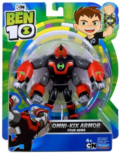 דמות בן 10 אומני-קיקס ארמור 4 זרועות - Ben 10 Omni-Kix Armor Four Arms