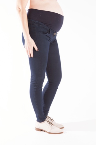 ג׳ינס הריון שלומית -  ג׳ינס ארוך כחול כהה