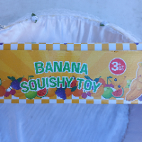 סקווישי בננה  ספוג מעיכה רכה להפגת מתחים -  Squishy Banana