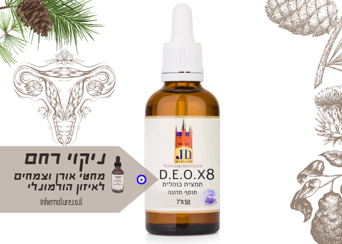 D.E.O.X 8 |צמחי מרפא לניקוי הרחם