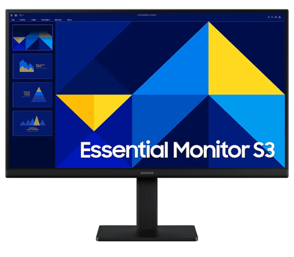 מסך SAMSUNG S24D300GAM 24 FHD IPS 5MS 100Hz HDMI VGA BLACK
