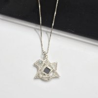 שרשרת יונת השלום משולב במגן דוד עם ננו תנ״ך