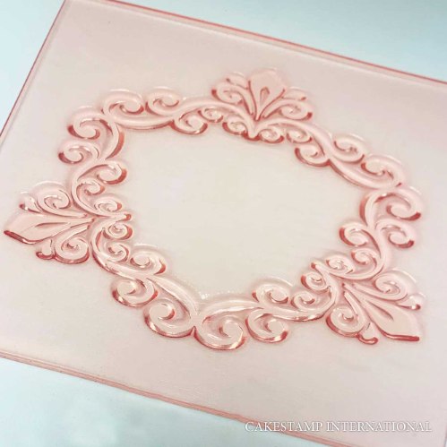 MARAKESH Circled frame Embosser Stamp Marakesh Frame Flexible Polymer Stamp | NEW