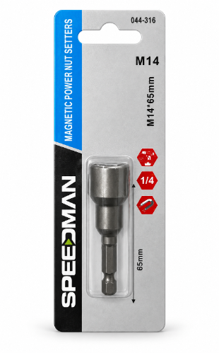 ביט לאומים מגנטי ⁦SPEEDMAN⁩ – ⁦M14×65⁩ מ״מ