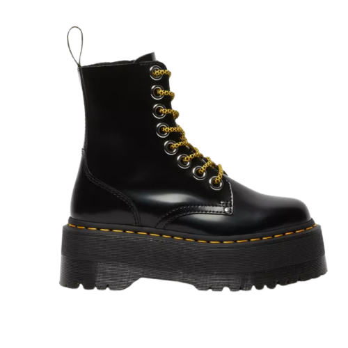 Jadon Max Platform Boots - BLACK