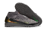 עם גרב - נעלי קטרגל Nike Phantom GT2 שחור אפור