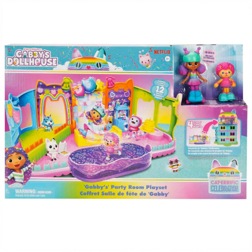 בית הבובות של גבי - סט חדר מסיבה - GABBY'S DOLLHOUSE 3645H