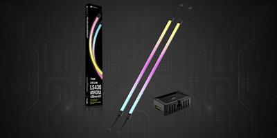 Corsair iCUE LINK LS430 Aurora RGB Light Strips - 430mm Kit