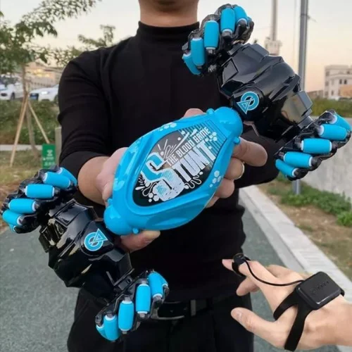 מכונית פעלולים מתהפכת עם לדים שלט ושעון לביש לשליטה