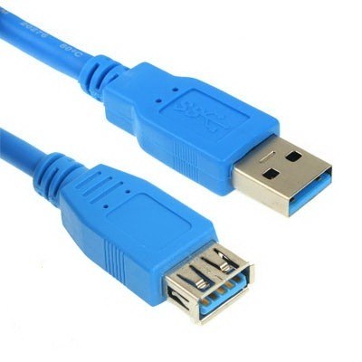 כבל מאריך USB3.0 זכר A לחיבור USB3.0 נקבה A באורך 0.2 מטר