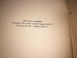 ספר עתיק- ש. גורליק על שלום עליכם, גרמניה 1920, Judische Bucherei- הספרייה היהודית