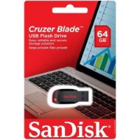 זכרון נייד 64GB USB של חברת‏ SanDisk