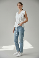 חולצת וי אפור