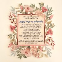 ברכה להדלקת נרות מעוצבת  - להאיר את השבת .