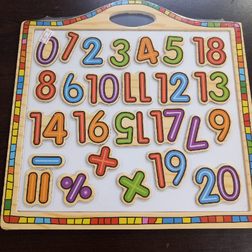 עץ מספרים מגנט + לוח מחיק 1436