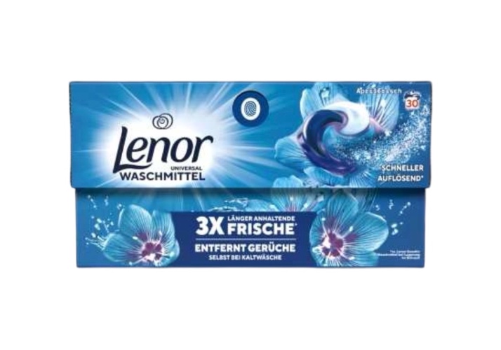 Lenor לנור קפסולות כביסה בניחוח פריחת האביב | 30 יחידות
