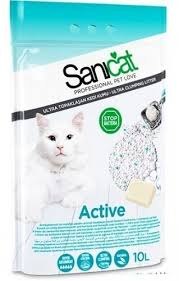 חול מתגבש לחתולים סניקט אקטיב 10 ליטר - SANICAT ACTIVE 10L
