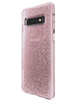 כיסוי Skech ל-Galaxy S10 דגם  SPARKLE (ורוד) נצנצים