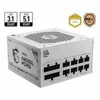 ספק כוח MSI MAG A850GL PCIE5 850W 80+ Gold מודולרי לבן