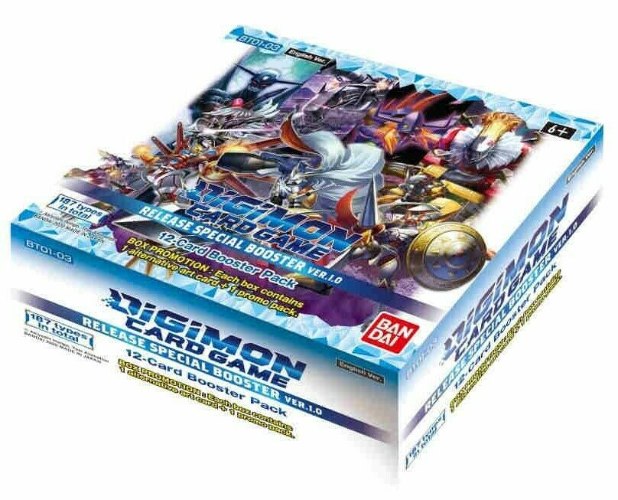 קלפי דיג'ימון בוסטר בוקס Digimon Card Game 2021 CCG Release Special Booster Box V 1.0 English