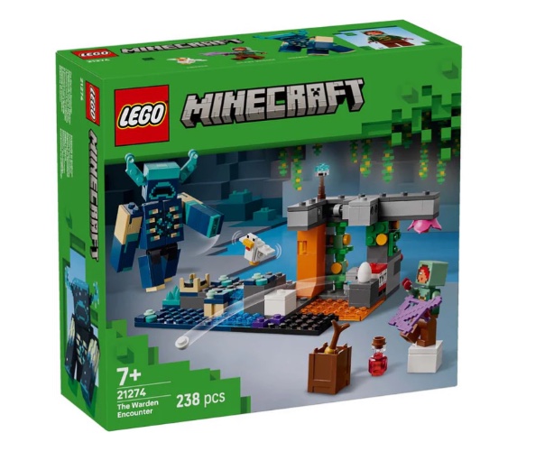 לגו Minecraft היתקלות עם ווארדן 21274