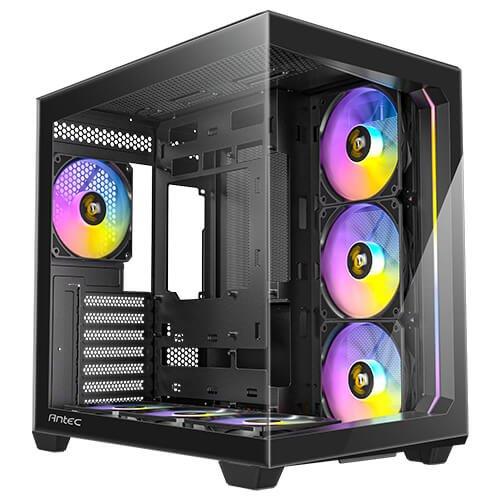 מארז שחור Antec C5 RGB Mid-Tower ATX 7x ARGB FANS Incl Type-C