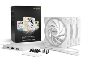 be quiet! Light Wings White 120mm PWM High-Speed Triple-Pack