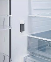 מקרר 3 דלתות מקפיא תחתון 750 ליטר LG GR-B278SE עם התקן שבת מובנה - גימור נירוסטה מושחרת